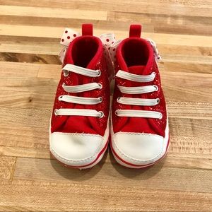 Baby Girl Red Sequin Shoes
